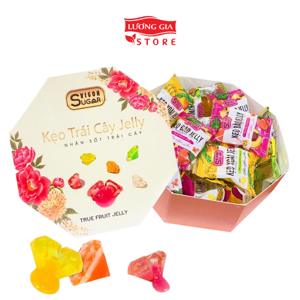 Kẹo trái cây Jelly Nhân sốt trái cây