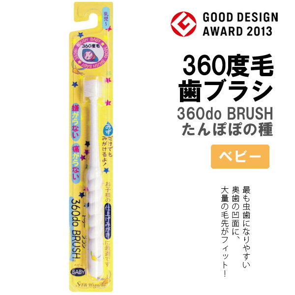 Bàn chải đánh răng 360 độ Higuchi cho trẻ từ 0-3 tuổi (mã 1221)