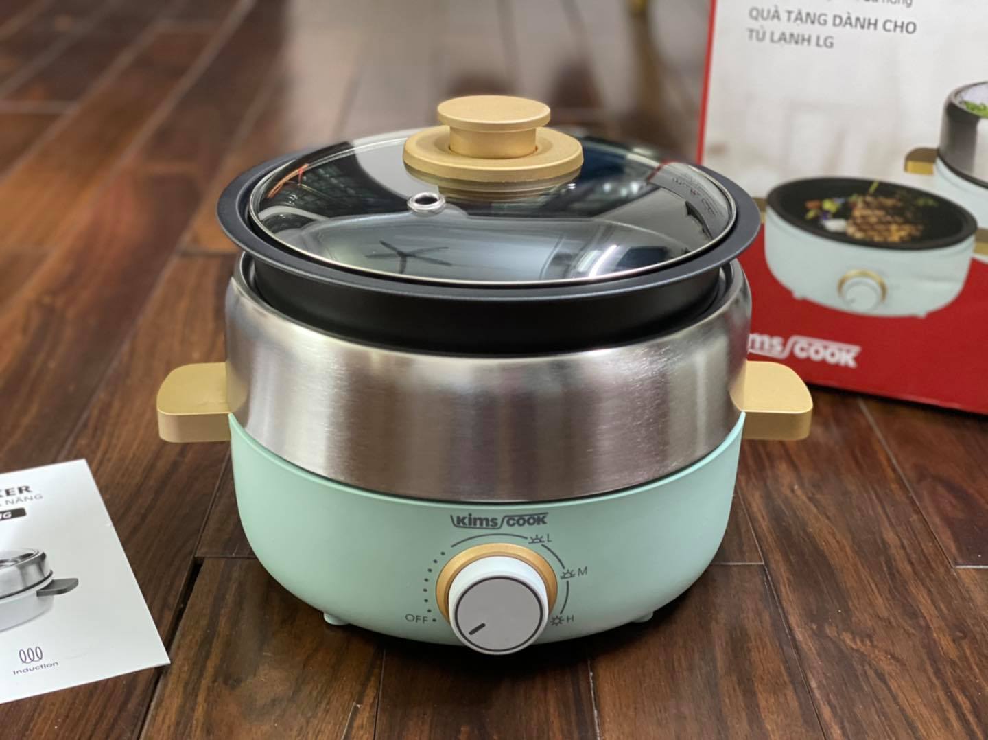 Nồi lẩu nướng mini đa năng 3in1 KIMS COOK