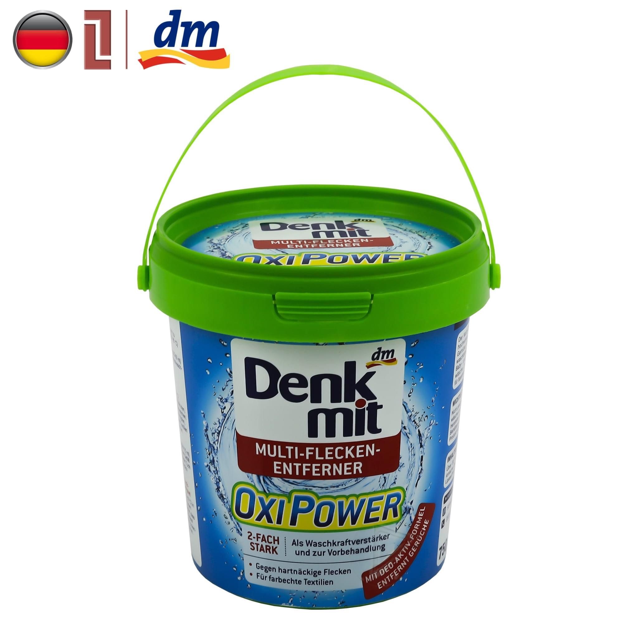 Bột tẩy sáng quần áo Denkmit Oxi Power dành cho quần áo màu