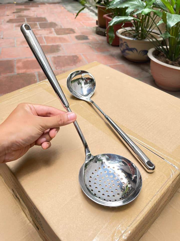 Muôi lẩu xuất Đức inox 18/10 - size 35cm