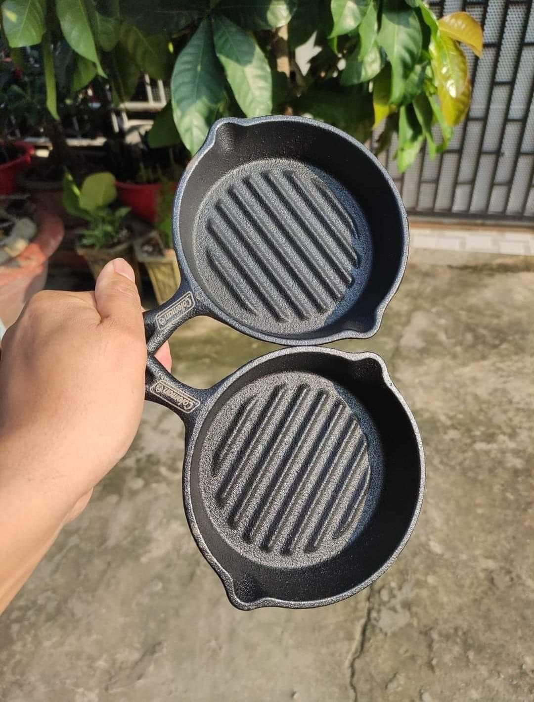 Chảo gang mini Coleman hàng Nhật 13cm