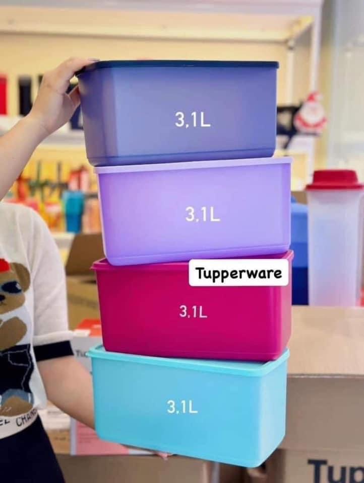 Set 4 hộp Tupperware 3.1L