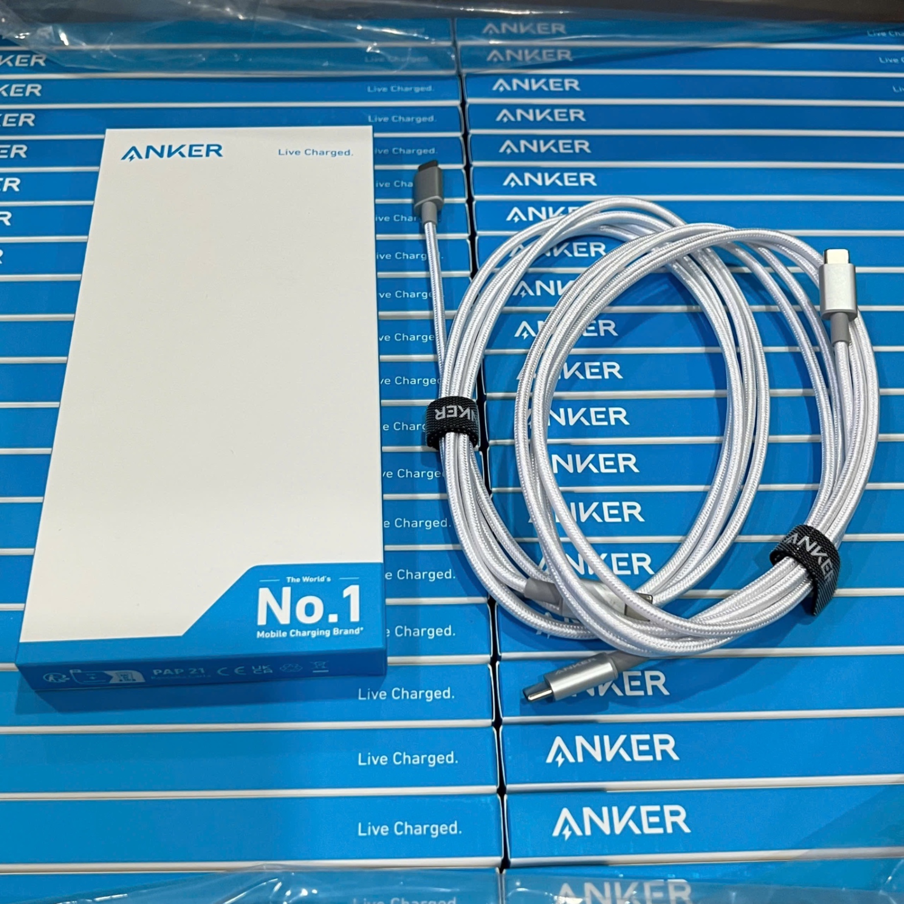 Hộp 02 Dây sạc Type C USB Anker 1.8m (COMBO 2C)