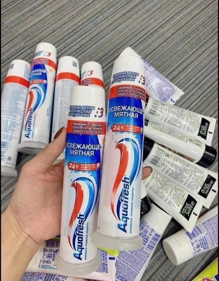 Kem đánh răng dạng ống Aquafresh Nga