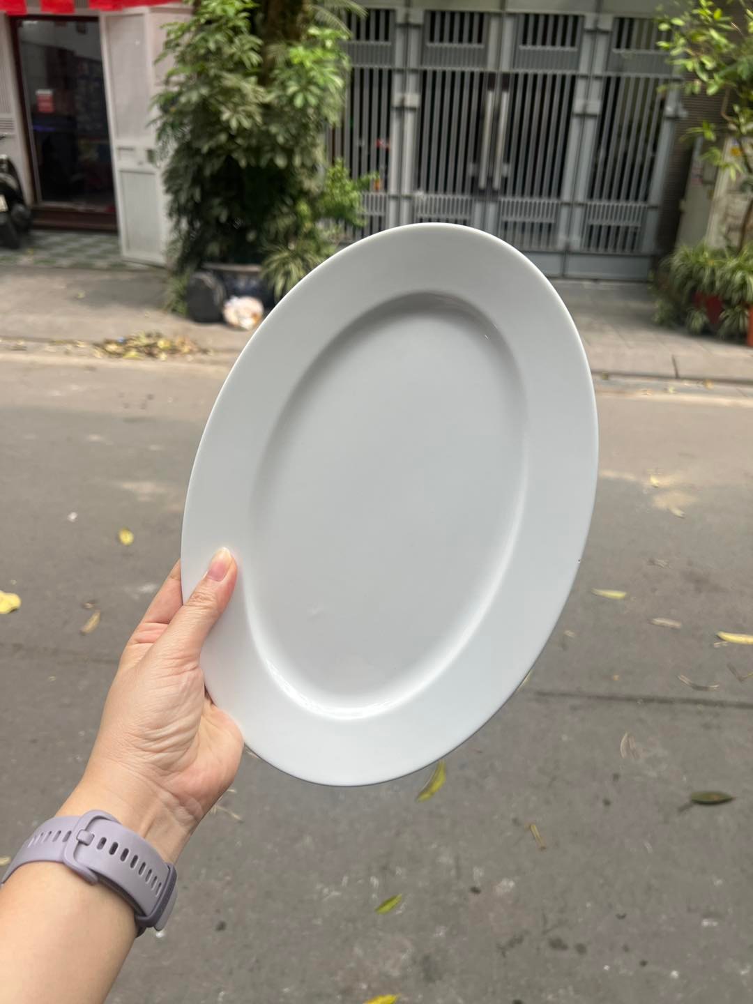 Set 3 đĩa hình elip Minh Long 28cm