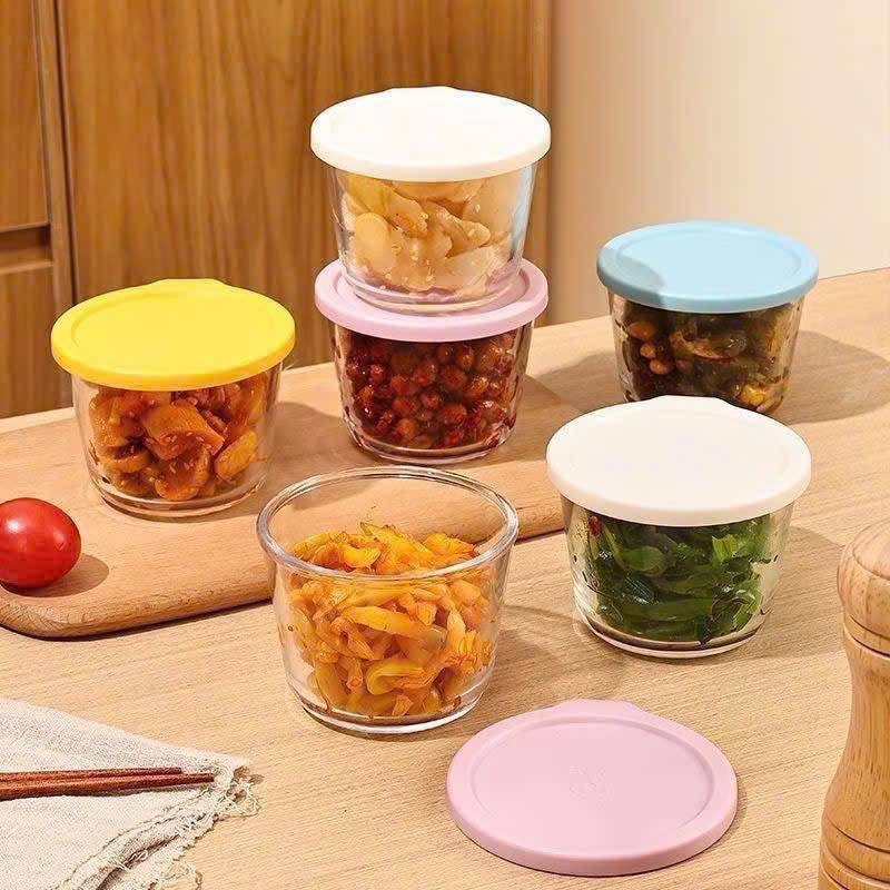 Hộp thuỷ tinh làm sữa chua, caramen 260ml