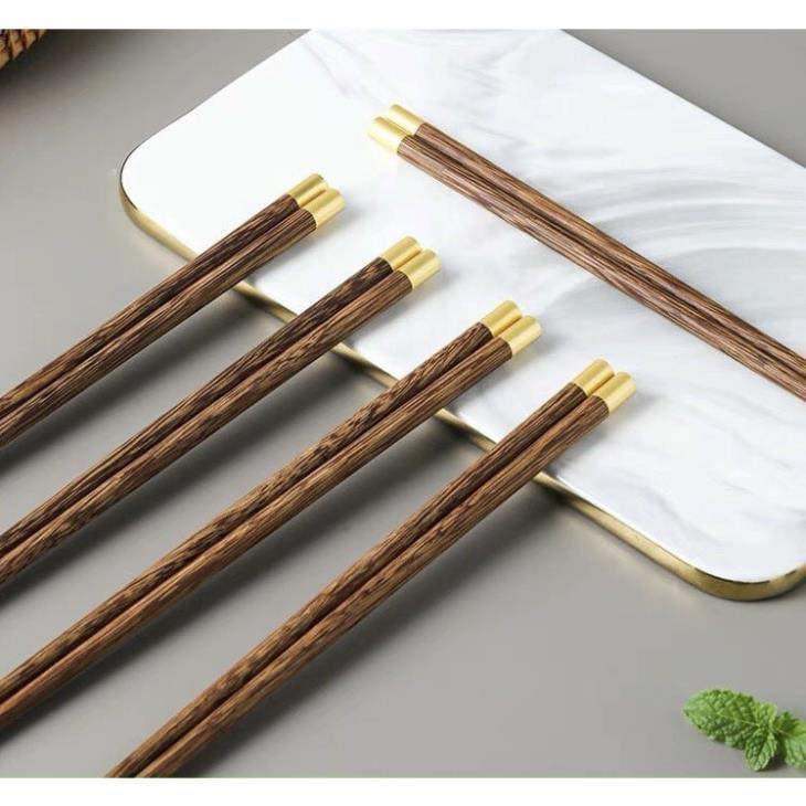 Set 10 đôi đũa gỗ cánh gà