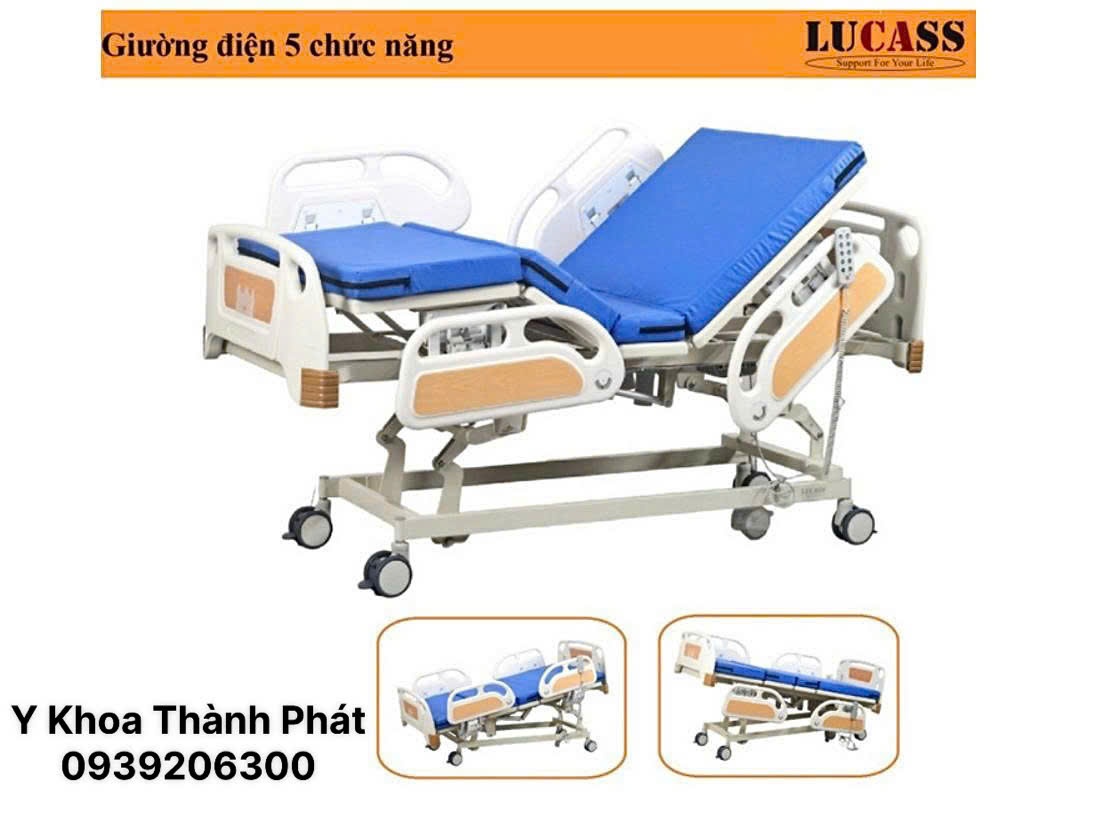  Giường Y Tế Điện 5 Chức Năng Lucass GB-35E 