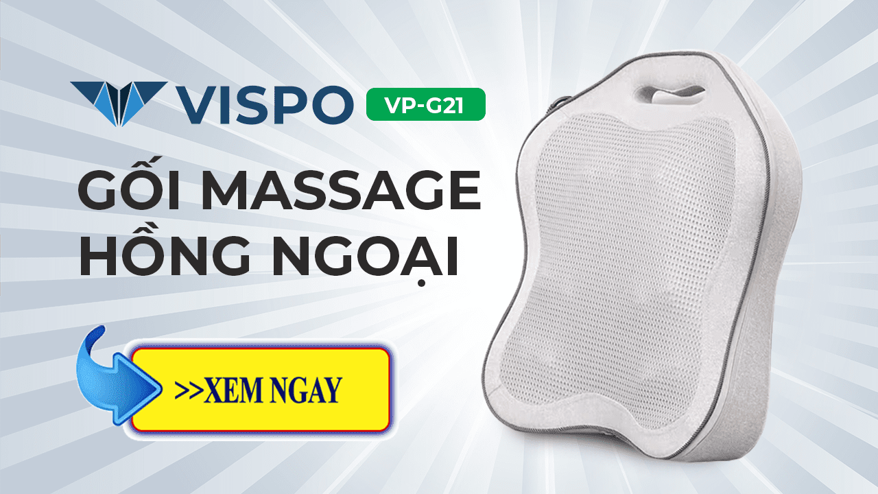 Gối Massage Hồng Ngoại Mát Xa Đa Năng VP-G21