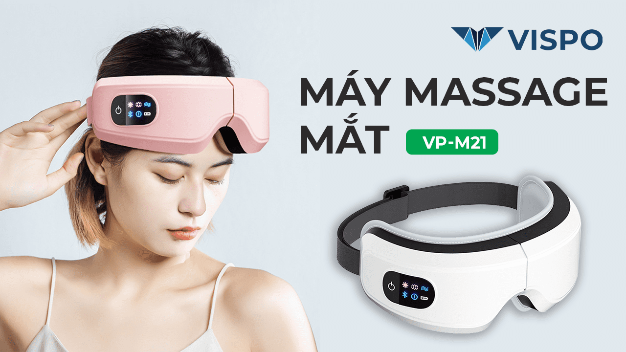 Máy Massage Mắt Không Dây Bluetooth VP-M21