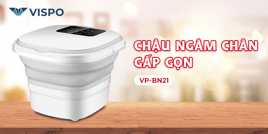 Chậu Ngâm Chân Gấp Gọn VP-BN21 – Chính Hãng Vispo