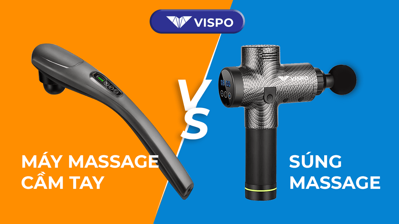 Nên mua máy massage cầm tay hay súng massage gun