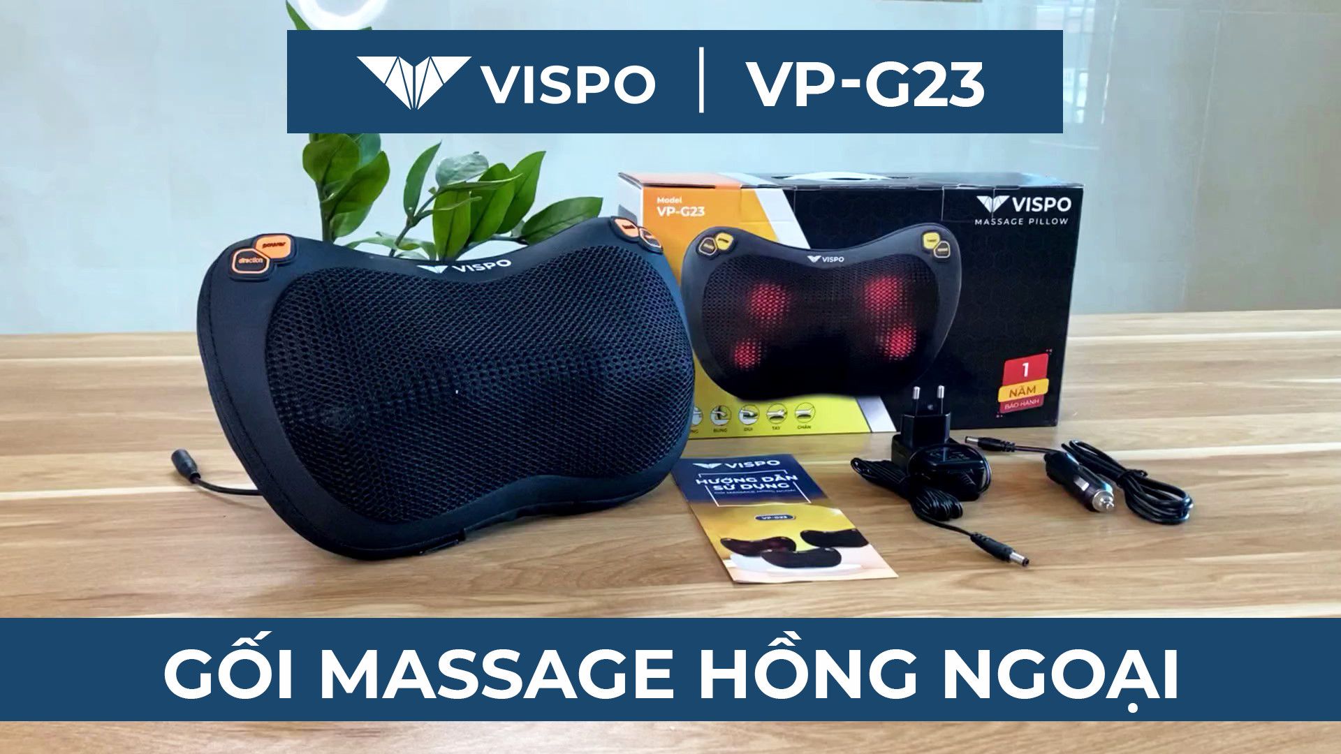 Gối massage chuyên dùng trên ô tô VP-G23