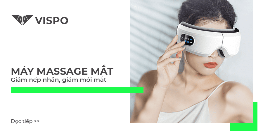 Máy massage mắt giảm nếp nhăn, giảm mỏi mắt