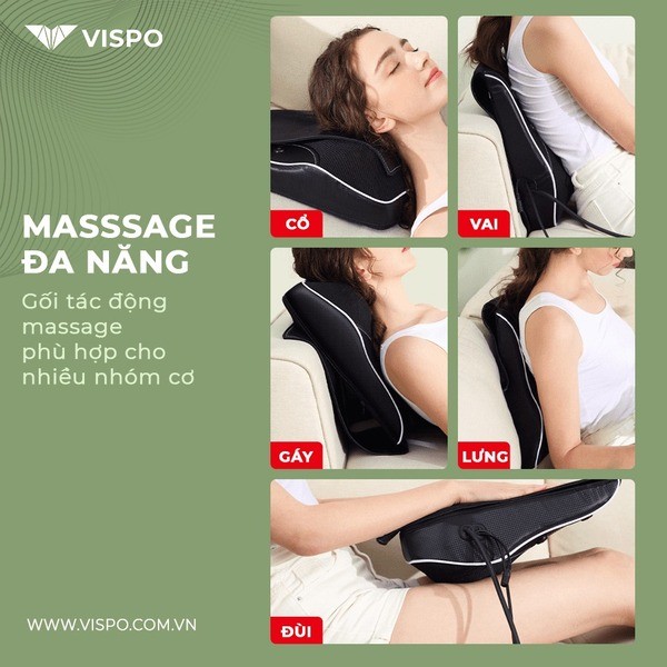 Tìm hiểu giá gối massage hồng ngoại chính hãng