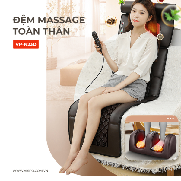 Nệm massage toàn thân loại nào tốt? TOP 4 sản phẩm bán chạy nhất 2024