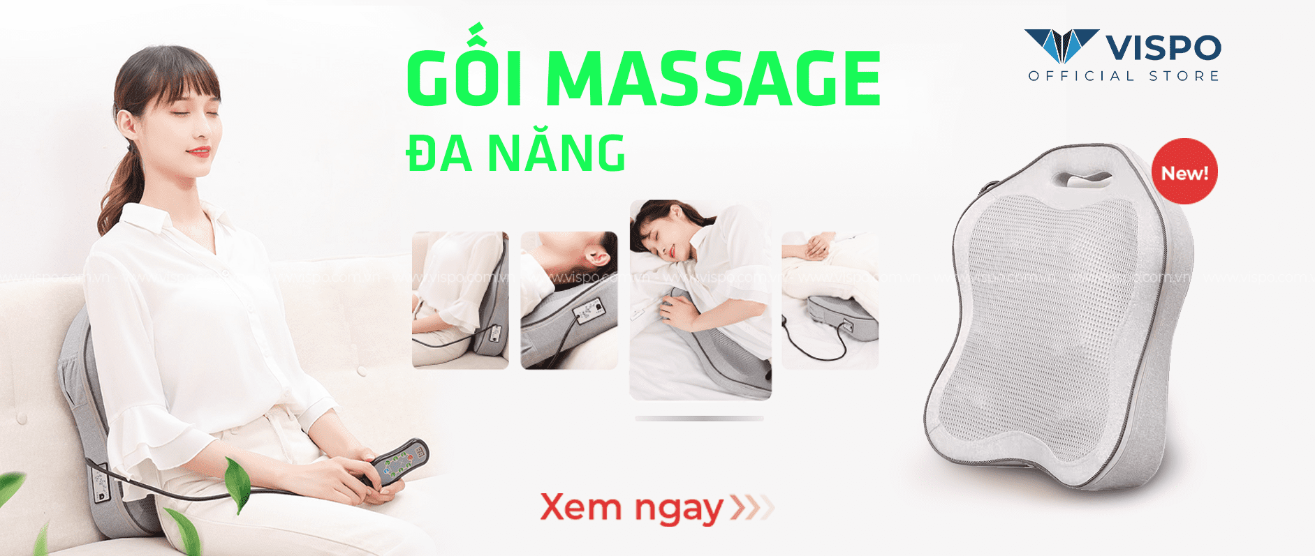 Banner gối massage đa năng 2021