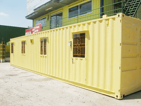 Nội thất cơ bản của sản phẩm container văn phòng 40 feet