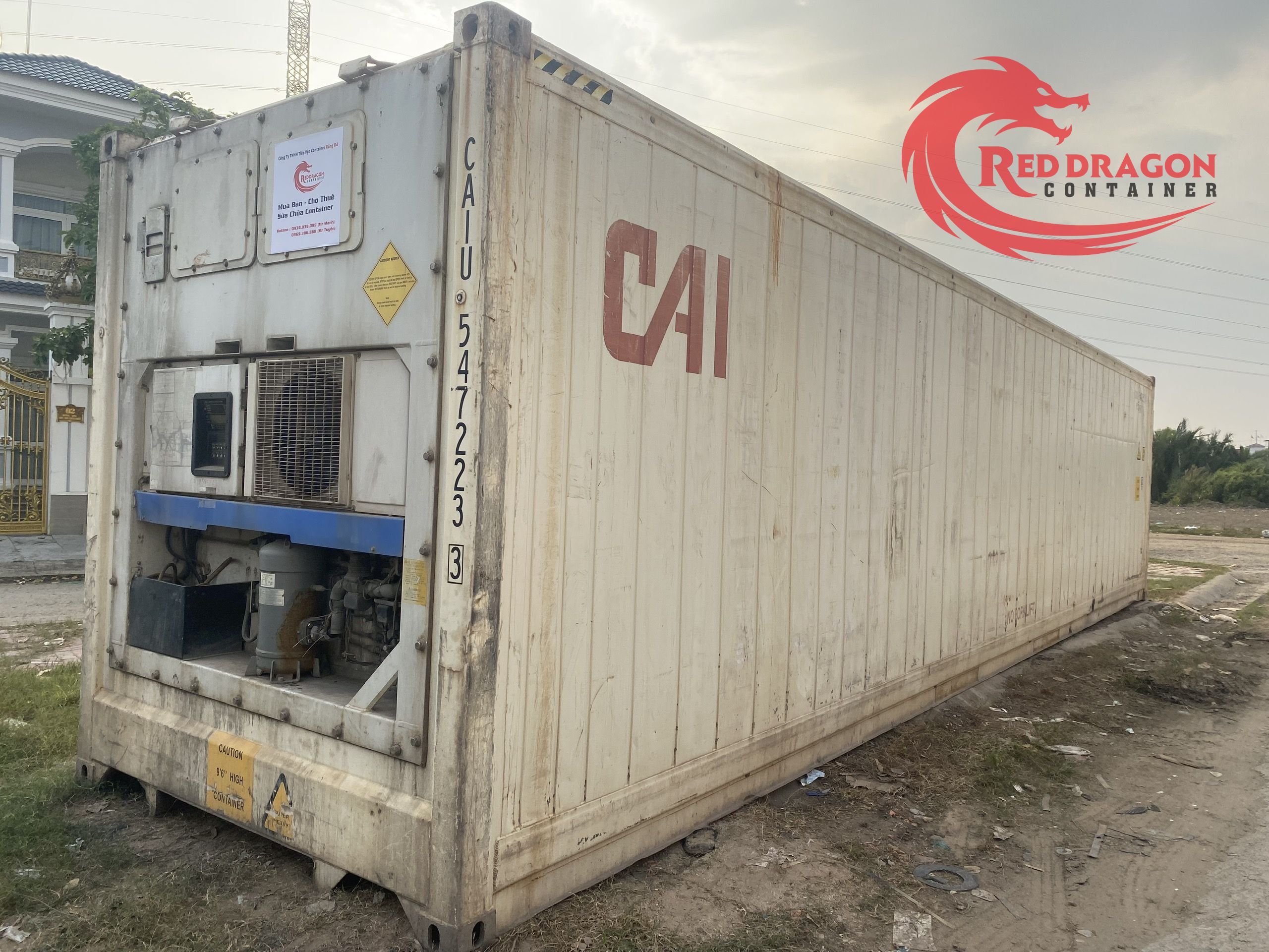 Container lạnh CAI 40 Feet máy Daikin