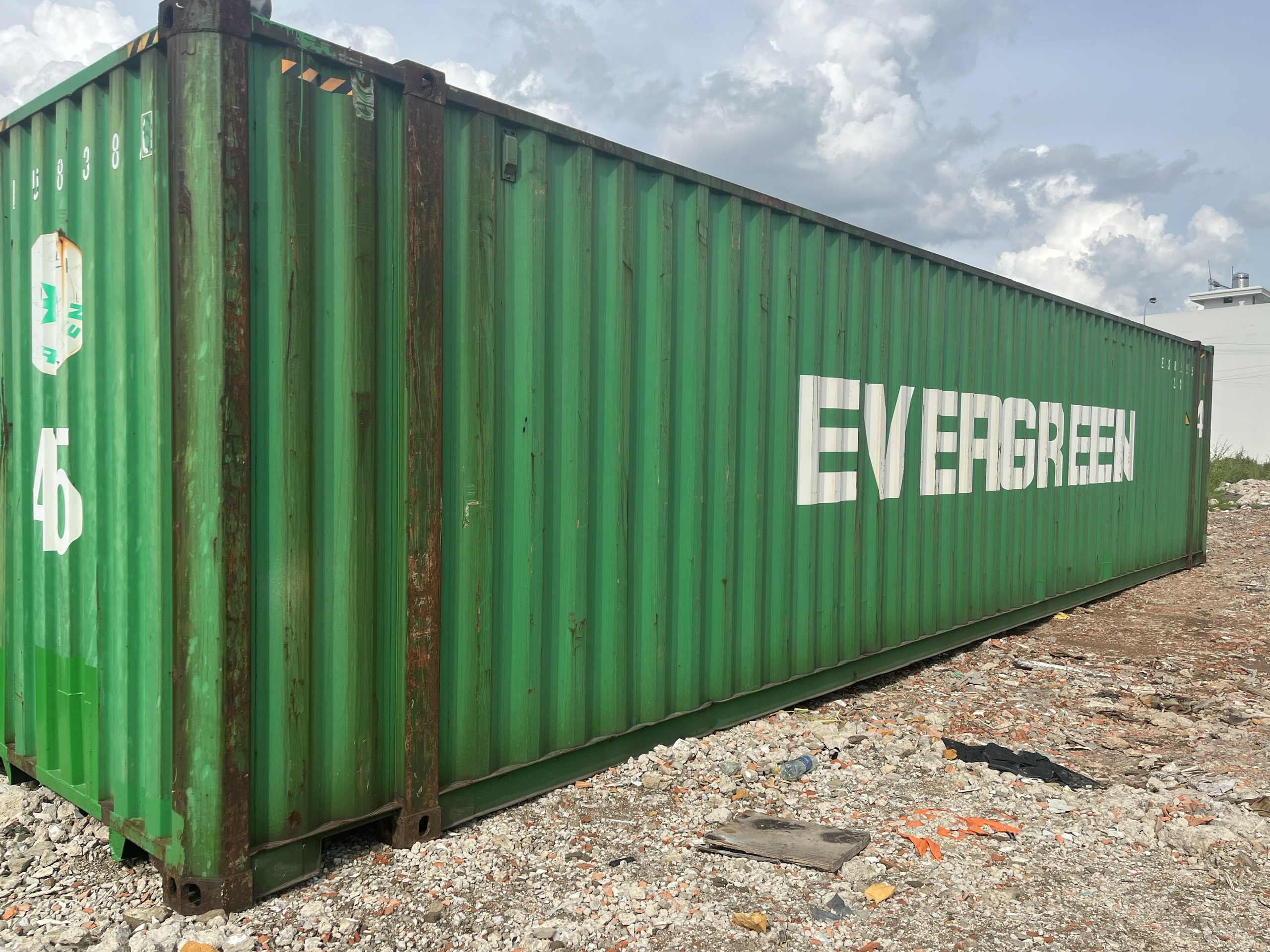 Container 45HC Cargo Worthy Evergreen