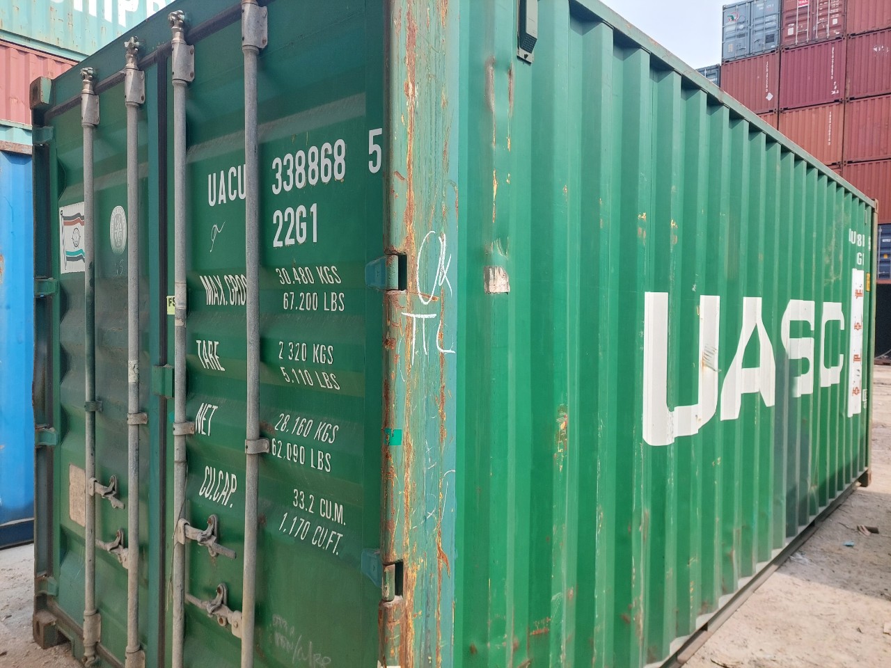 Container 20 Feet CW đóng hàng, làm kho