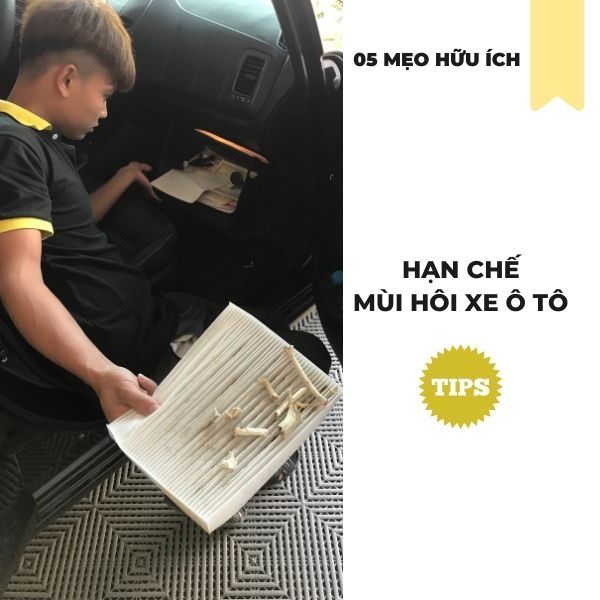 5 Mẹo Hạn Chế Mùi Hôi Xe Ô Tô Hiệu Quả Nhất