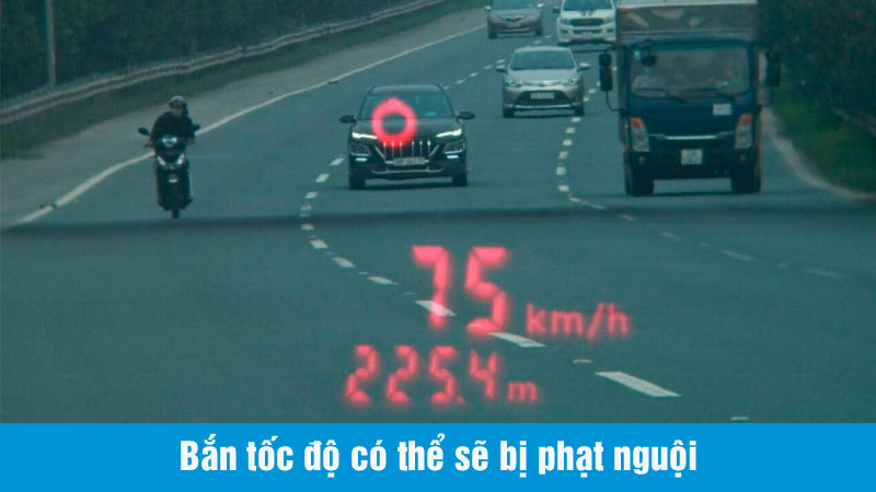 bắn tốc độ phương tiện