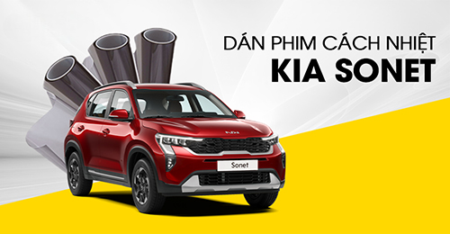 Dán phim cách nhiệt cho xe Kia Sonet