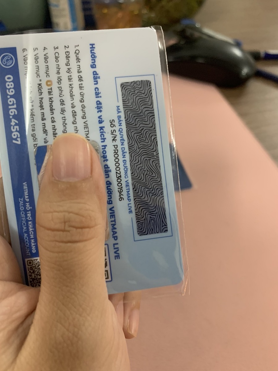 Key bản quyền Vietmap Live