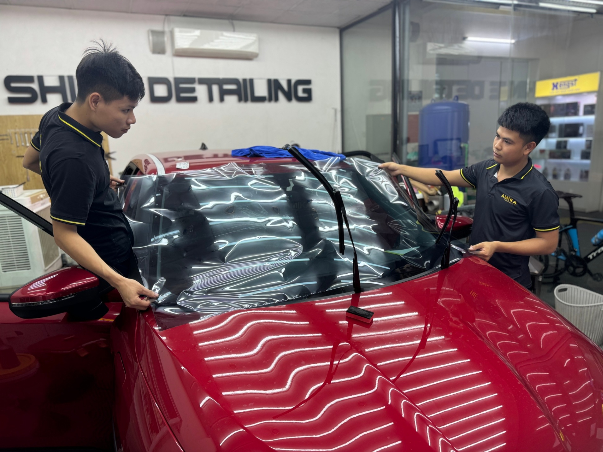 Dán Phim Cách Nhiệt 3M Tại Nam Định: Chuẩn Bị 
