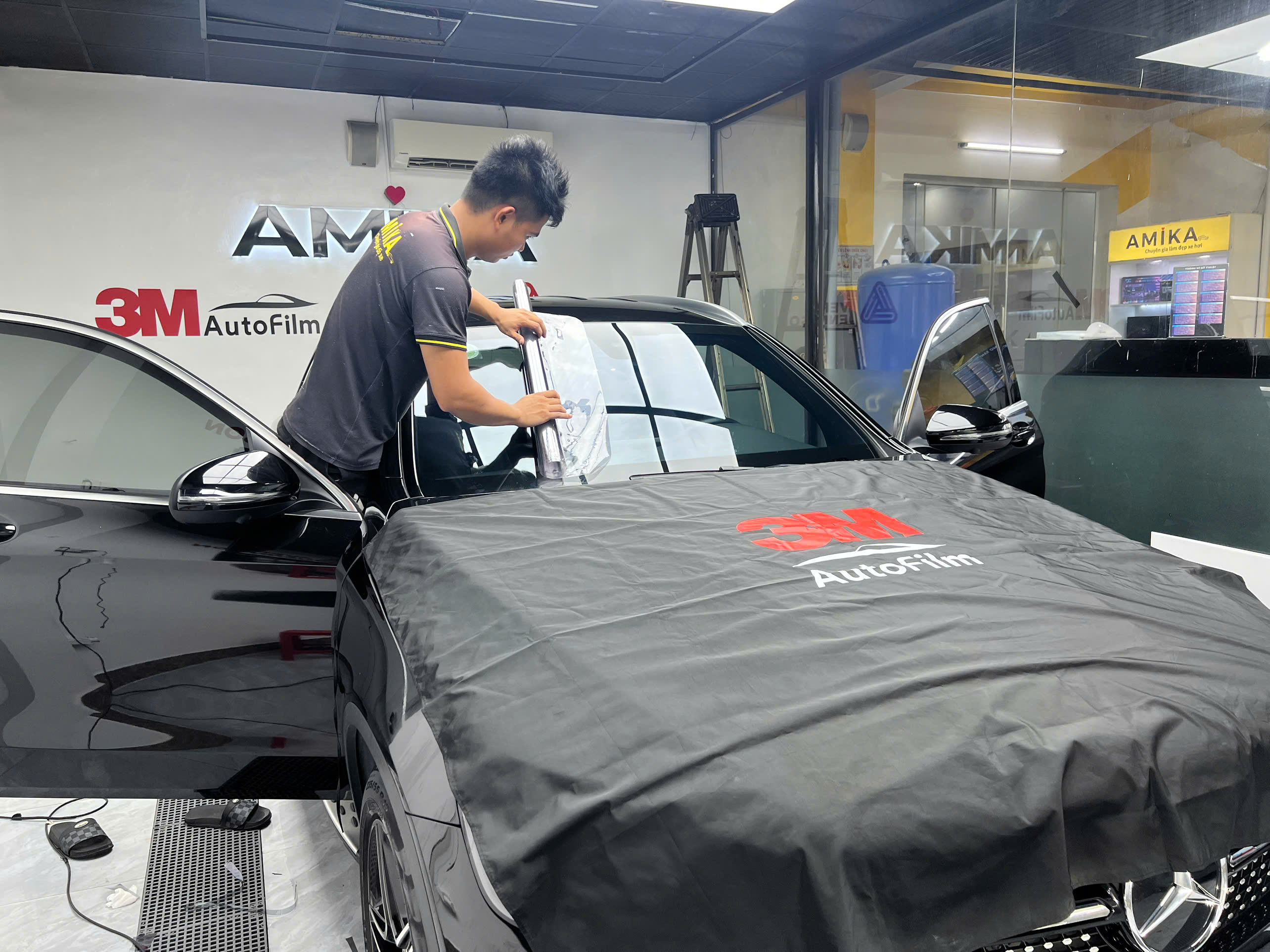 Dán phim cách nhiệt 3M cho Mercedes uy tín tại Nam Định
