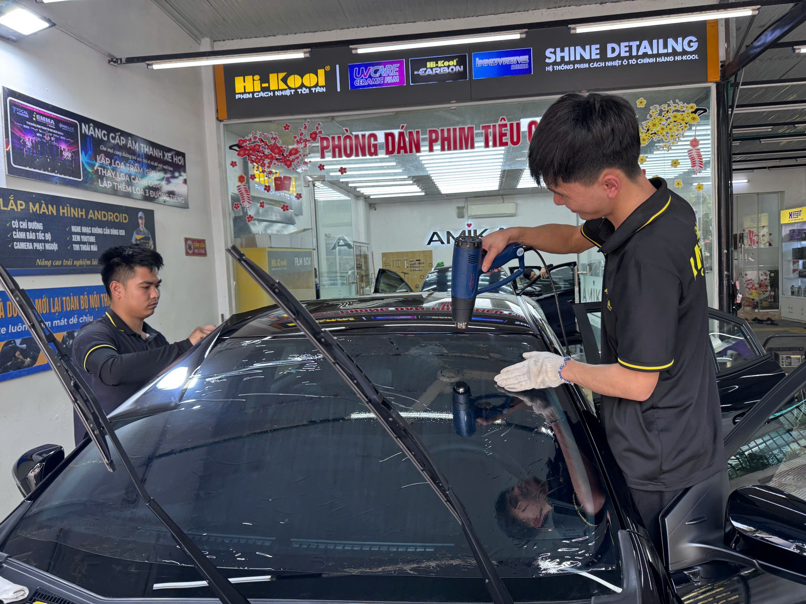 Dán phim cách nhiệt cho Toyota Vios