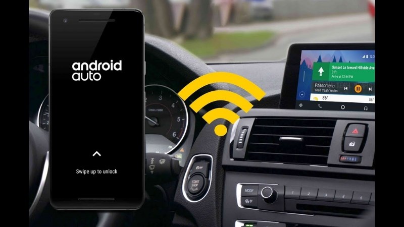 Kết nối bằng Android Auto với màn hình android