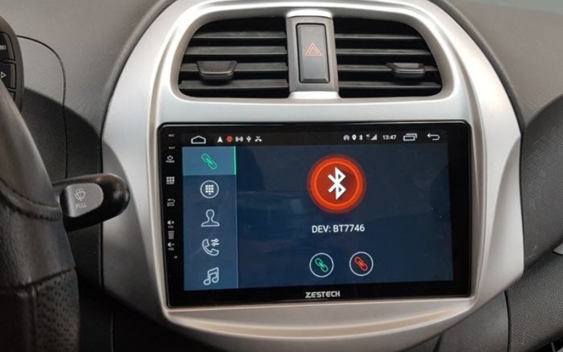 Kết Nối Bằng Bluetooth màn hình android ô tô