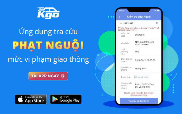 tra cứu phạt nguội KGO