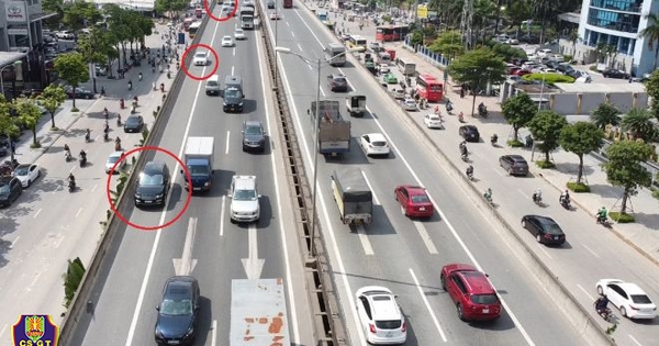 Lỗi đi vào làn đường khẩn cấp