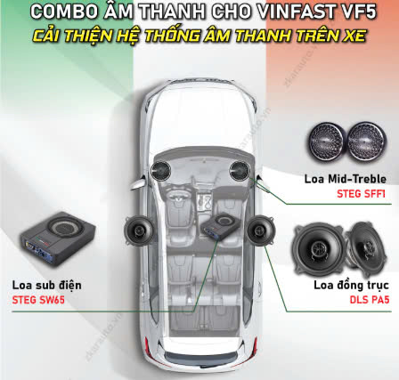 combo cho loa cho VF5