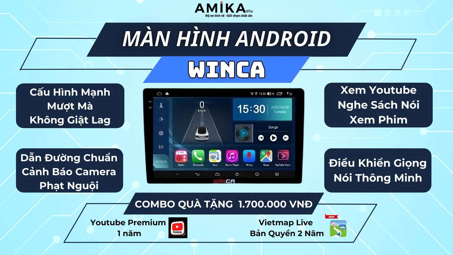 Màn hình android 9 inch