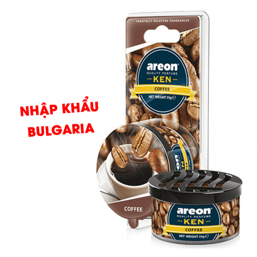 Sáp thơm ô tô AREON KEN BLISTER 35gr Coffee__hương Cafe