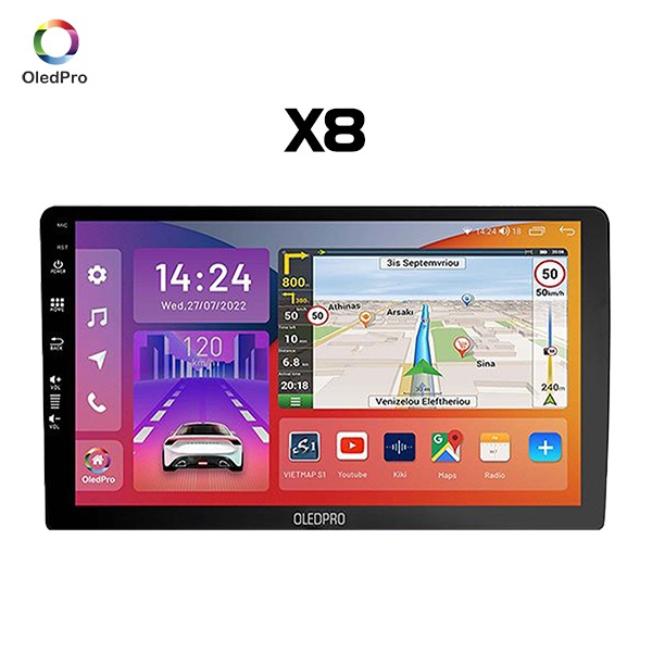 Màn hình Android ô tô OLEDPRO X8 (6 -128)