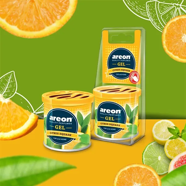Gel thơm xe Aeron hương Cam