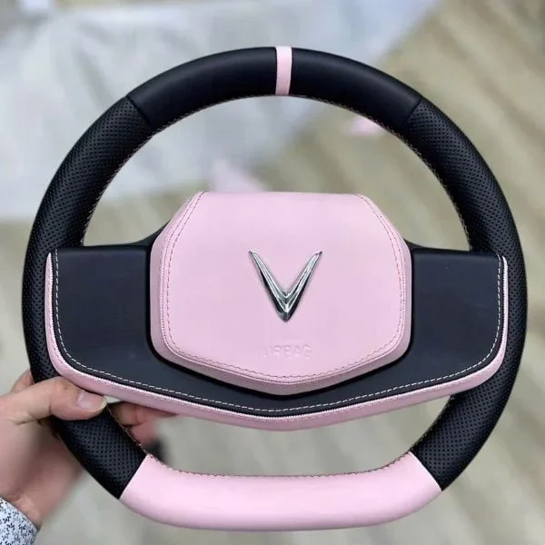 Khâu da vô lăng vf3 (cả nắp còi)
