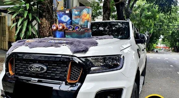 Độ đèn cho Ford Ranger uy tín tại Nam Định