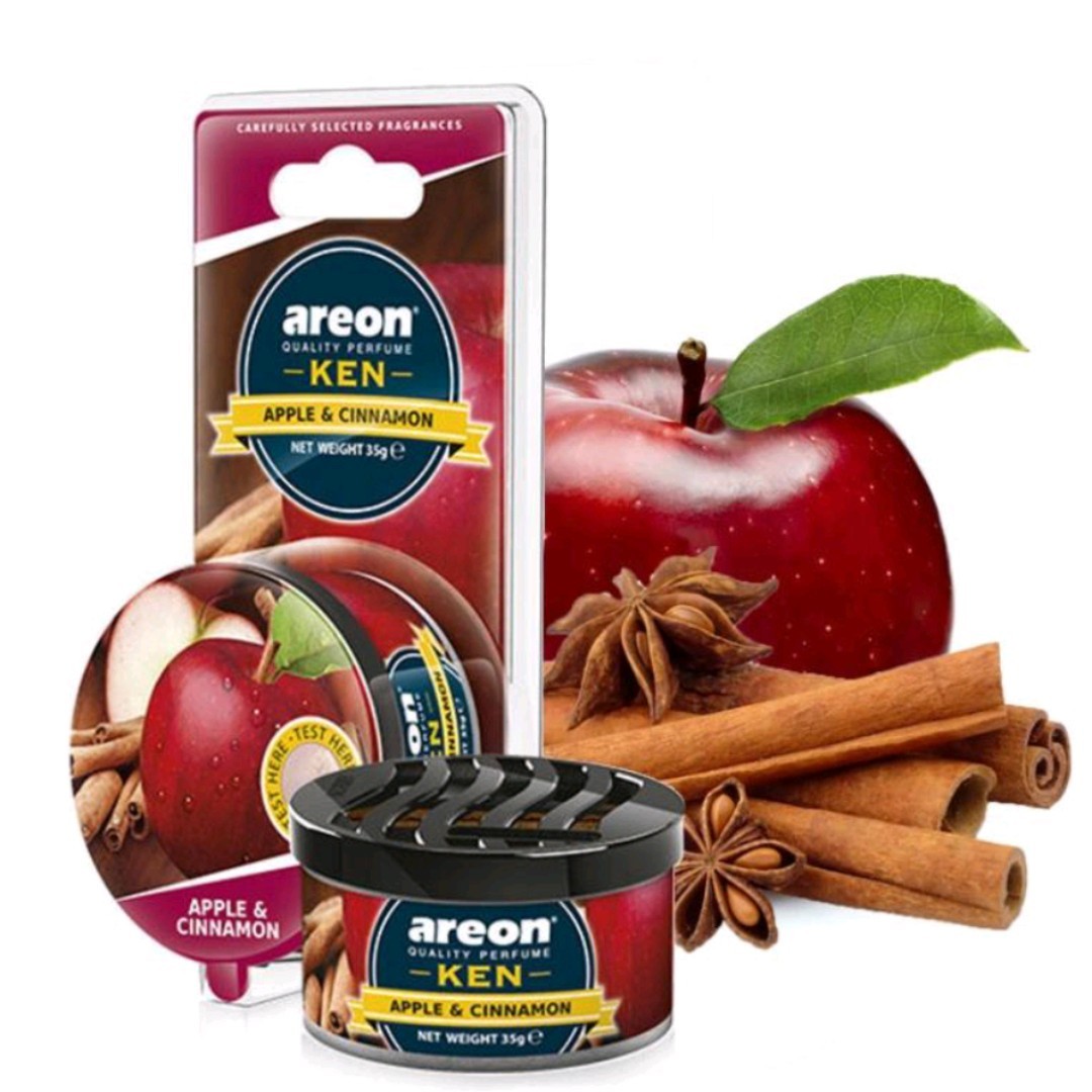 Sáp thơm ô tô AREON KEN BLISTER 35gr Apple & Cinnamon_ Sáp thơm Areon táo quế