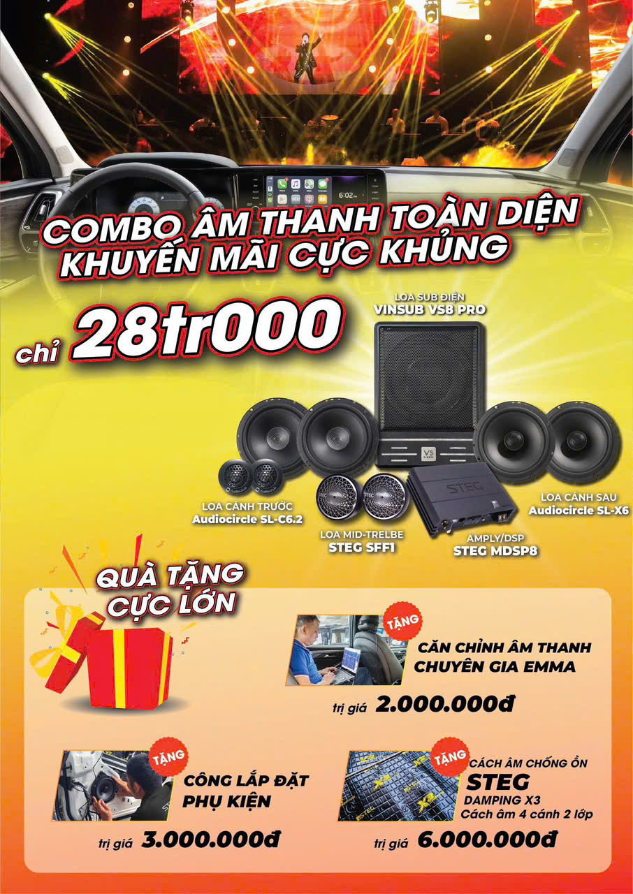 Combo Âm Thanh Toàn Diện 28tr: Nâng Tầm Trải Nghiệm, Chinh Phục Đỉnh Cao