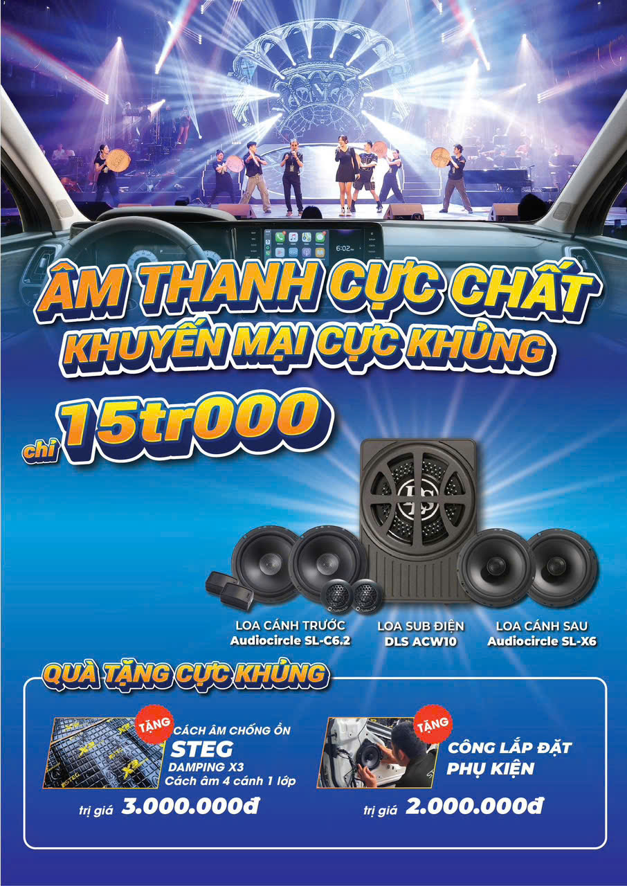 Độ Âm Thanh Xe Hơi Nam Định: Combo 15 Triệu Mới Nhất Tại Amika