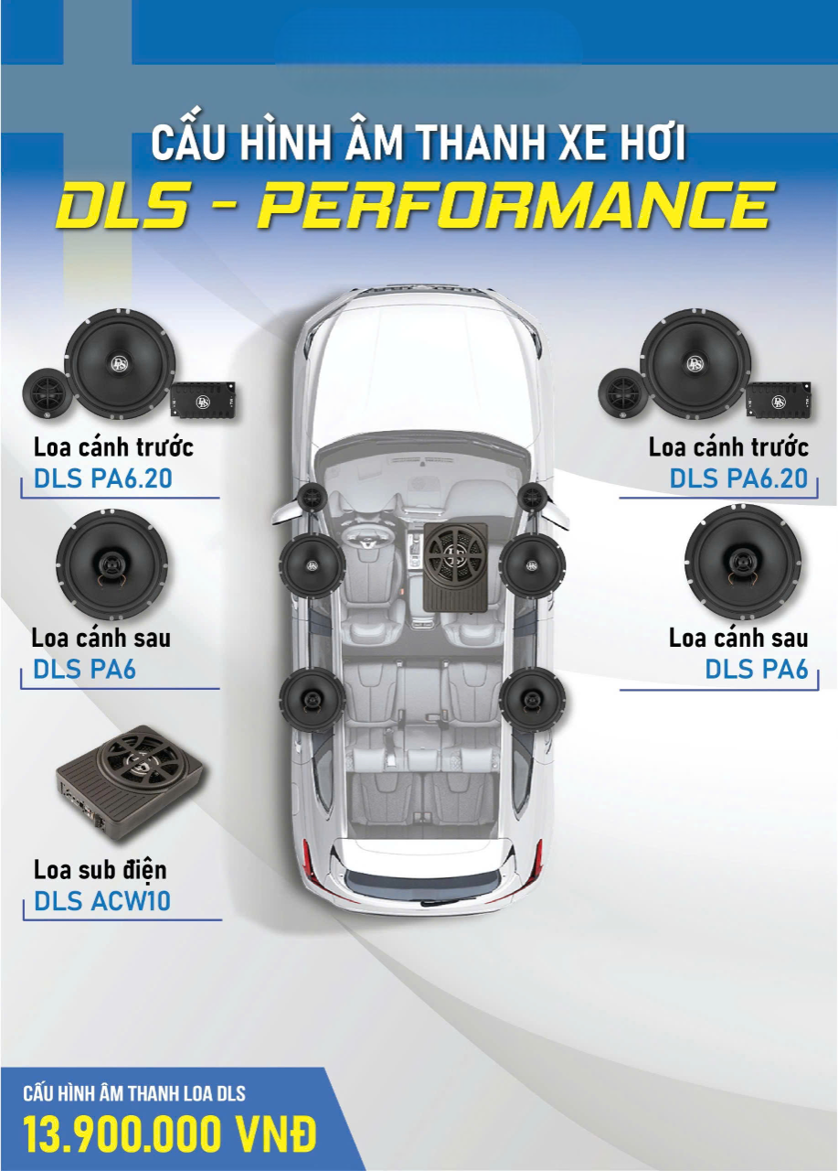 Nâng Cấp Âm Thanh Toyota Cross: Combo Loa DLS Performance Thụy Điển