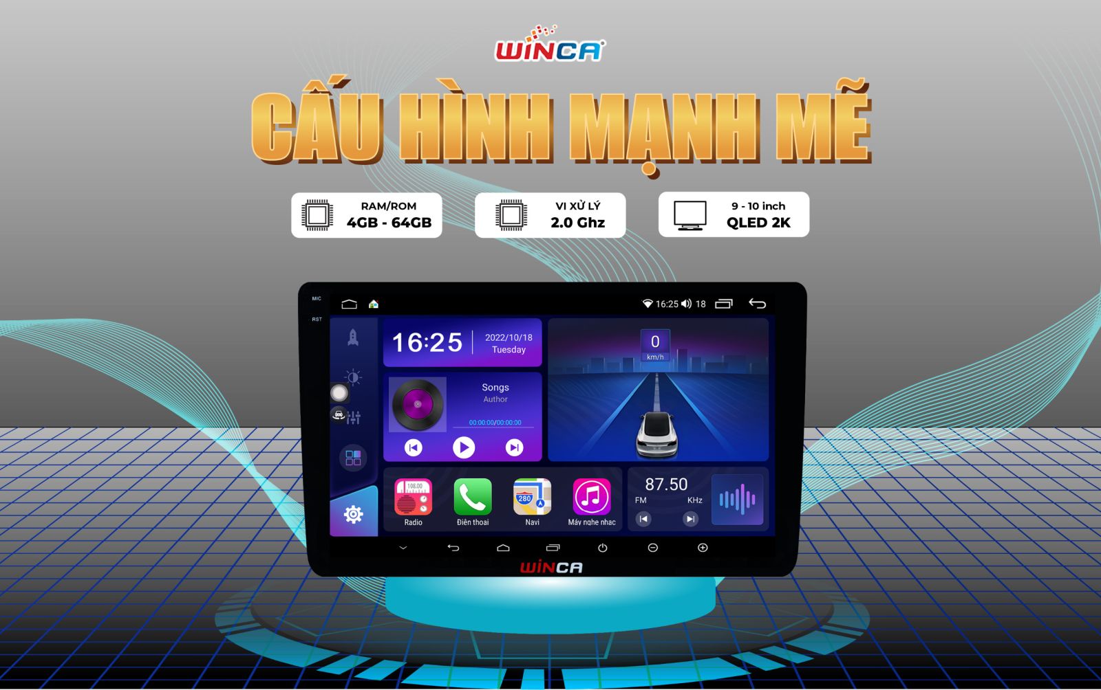 Giao diện tinh tế cấu hình mạnh mẽ