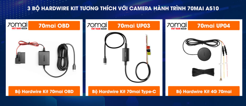 Bộ Kit phù hợp với camera hành trinh a510